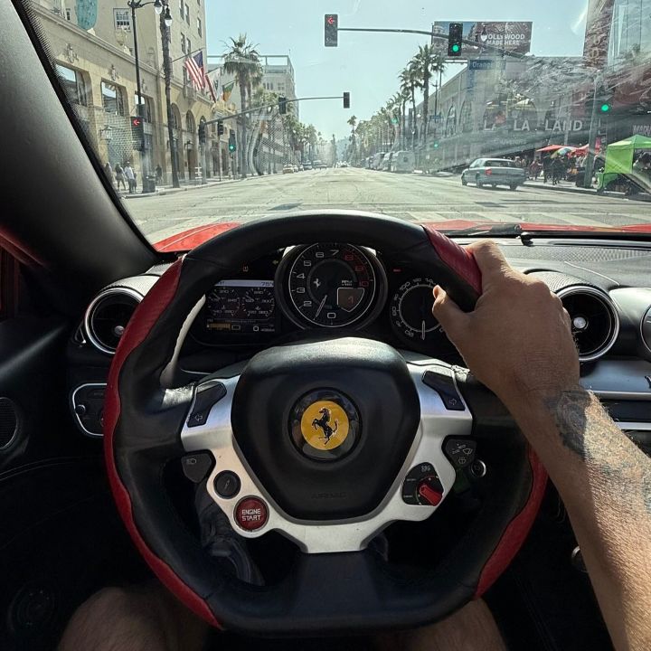 Ferrari inside