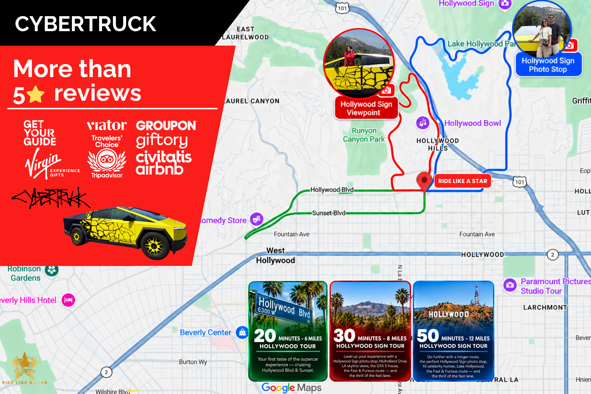Cybertruck all routes