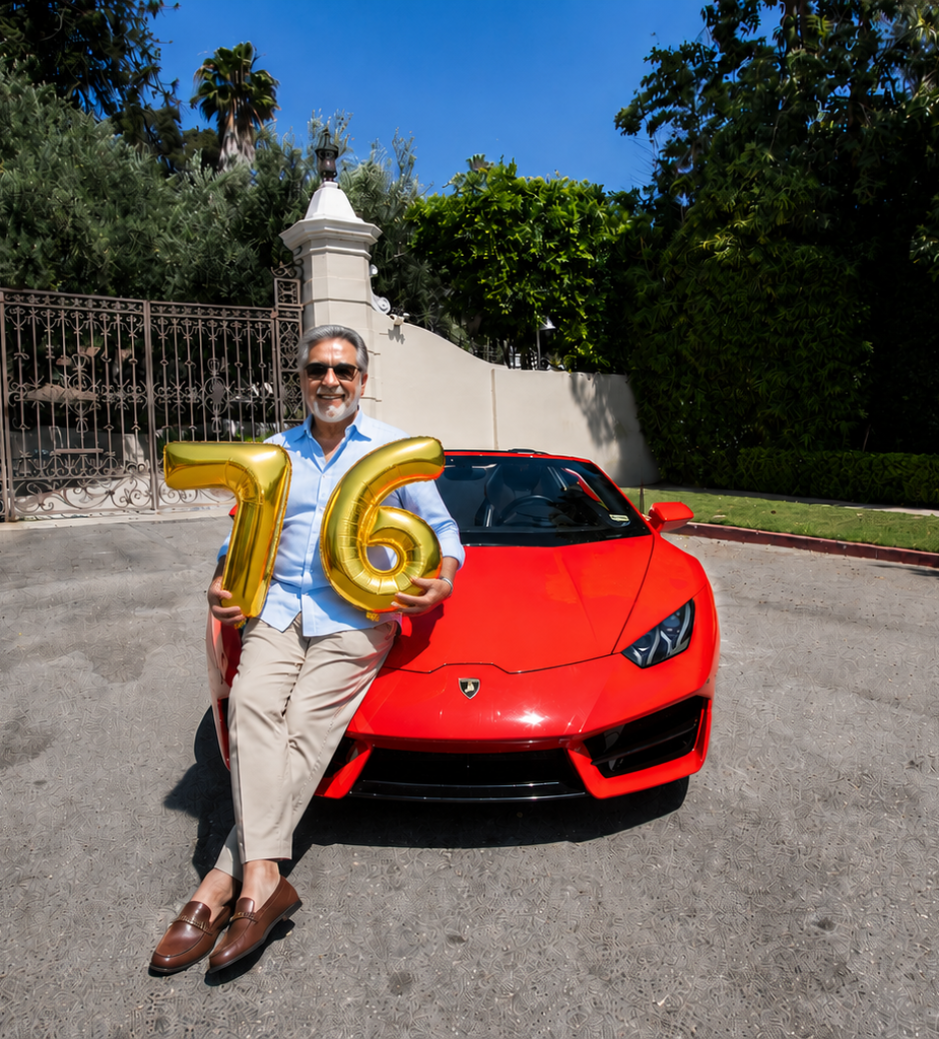 76th birthday lamborghini hollywood experience los angeles