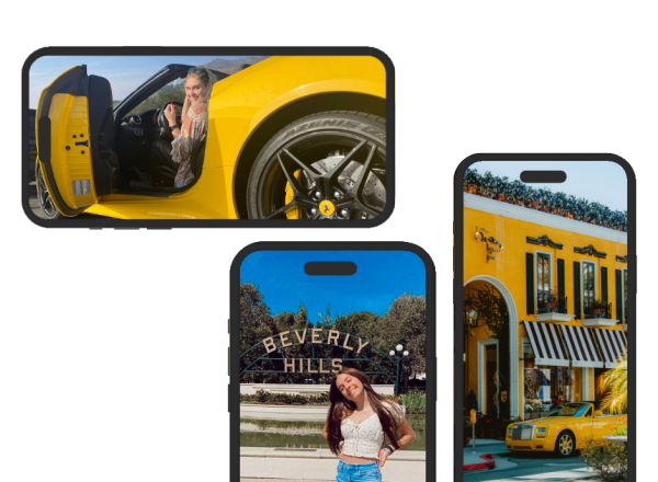 Content creator Pro los angeles driving experience ride like a star