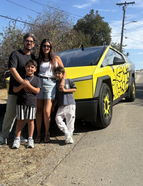 Cybertruck Los Angeles Ride Like A Star Hollywood Sign Driving Experience family