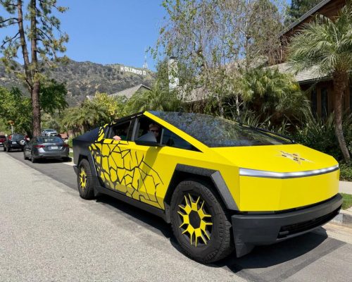 Cybertruck Los Angeles Ride Like A Star Hollywood Sign Driving Experience