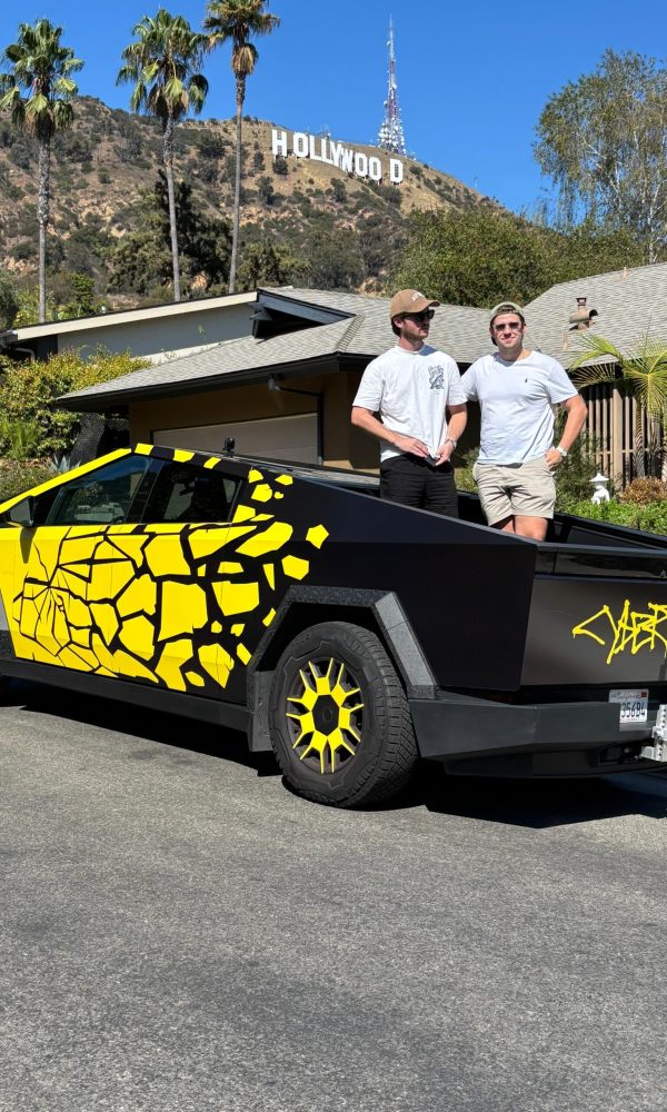 Cybertruck Los Angeles Ride Like A Star Hollywood Sign Driving Experience
