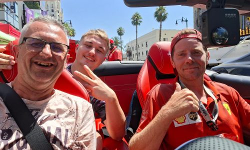 Ferrari be driven tour red Los Angeles Driving Experience I Ride Like A Star family