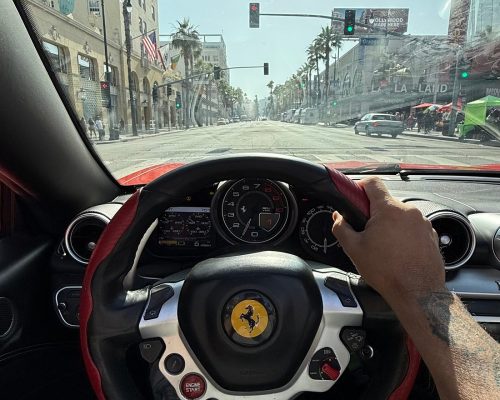 Ferrari drive it tour red Los Angeles Driving Experience I Ride Like A Star man