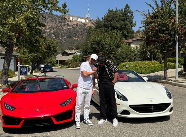 Ferrari white red Los Angeles Driving Experience I Ride Like A Star friends