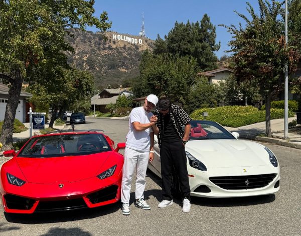 Ferrari white red Los Angeles Driving Experience I Ride Like A Star friends