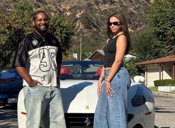 Ferrari white Los Angeles Driving Experience I Ride Like A Star couple