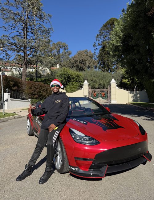 Tesla Spyder Exotic Electric car driving experience los angeles hollywood