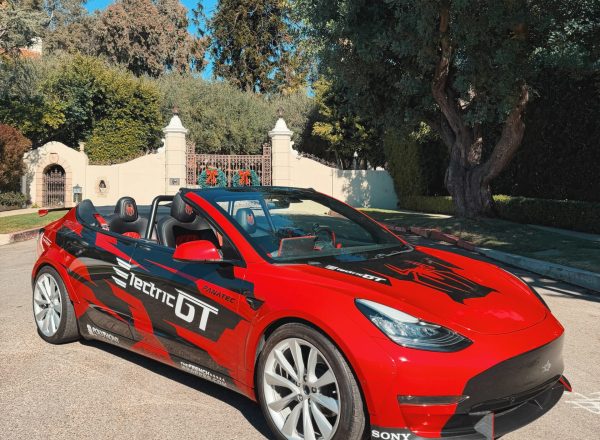 Tesla Spyder Exotic Electric car driving experience los angeles hollywood