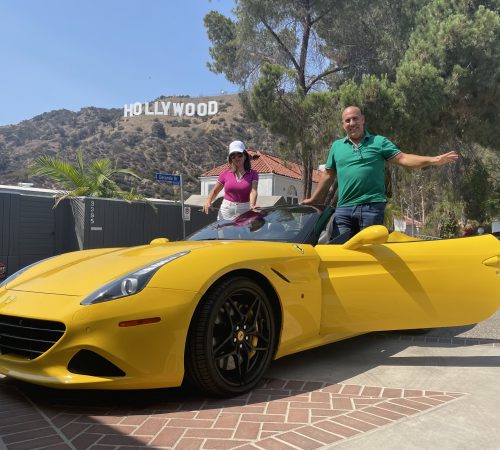 Ferrari California T ride in Los Angeles I Ride Like A Star Celebrity Homes Tour Hollywood