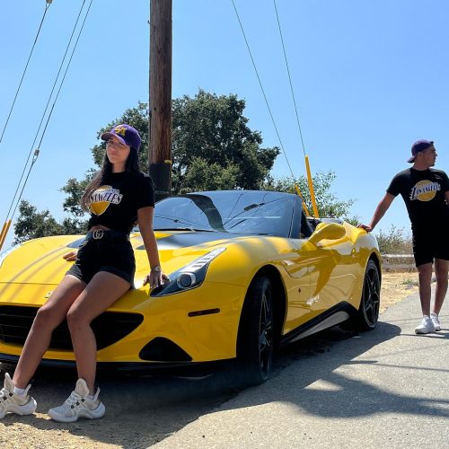 Ferrari California T ride in Los Angeles I Ride Like A Star Celebrity Homes Tour Hollywood