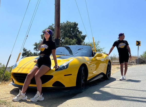 Ferrari California T ride in Los Angeles I Ride Like A Star Celebrity Homes Tour Hollywood