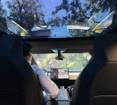 Cybertruck Los Angeles Ride Like A Star Palm Tree Driving Experience