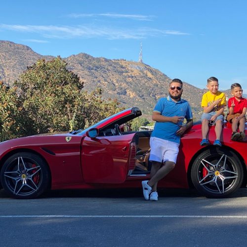 Ferrari California T ride in Los Angeles I Ride Like A Star Celebrity Homes Tour Hollywood