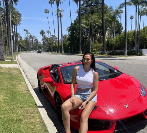 Lamborghini Huracan Spyder ride in Los Angeles I Ride Like A Star Celebrity Homes Tour Hollywood