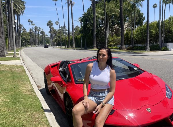 Lamborghini Huracan Spyder ride in Los Angeles I Ride Like A Star Celebrity Homes Tour Hollywood