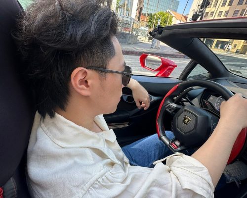 man driving lamborghini los angeles driving experience ride like a star