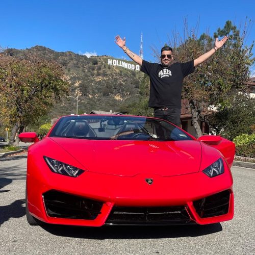 Lamborghini Los Angeles Ride Like A Star Hollywood Sign