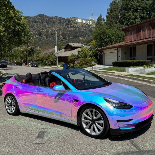 Tesla Spyder driving experience hollywood sign