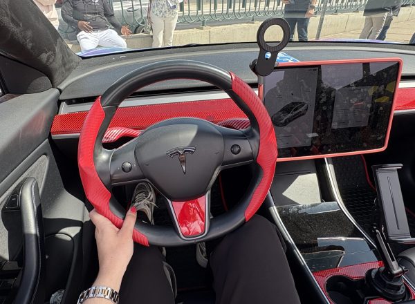 Tesla Spyder driving experience inside the car