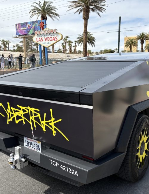 Cybertruck Tesla ride in Los Angeles I Ride Like A Star Celebrity Homes Tour Hollywood