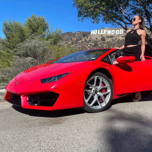Lamborghini Los Angeles Ride Like A Star Hollywood Sign